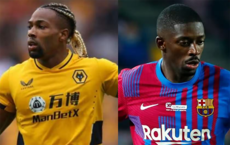 Adama Traoré arriba al Camp Nou cedit pel Wolverhampton
