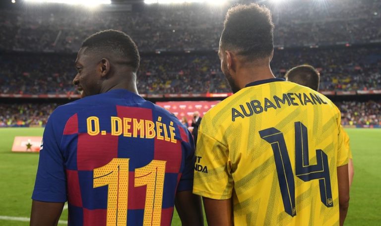 Aubameyang arriba al Barça i Dembélé es queda