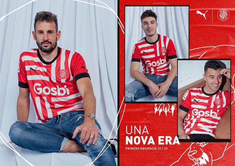 Equipació del Girona FC en el retorn a primera