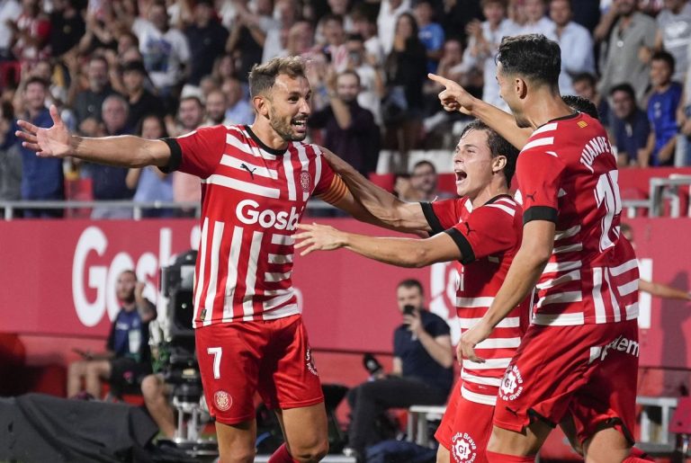 El Girona s’estrena a Montilivi amb una victòria (3-1) sobre el Getafe