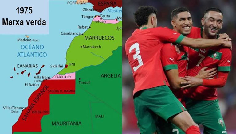 [VÍDEO] Jugadors del Marroc canten “El Sahara és nostre!”
