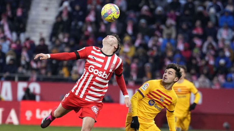 Victòria mínima de Barça a Girona (0-1) en un partit tosc i força dolent
