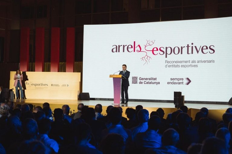 Aragonès celebra que l’esport català contribueix a fer del país “una nació ben viva”